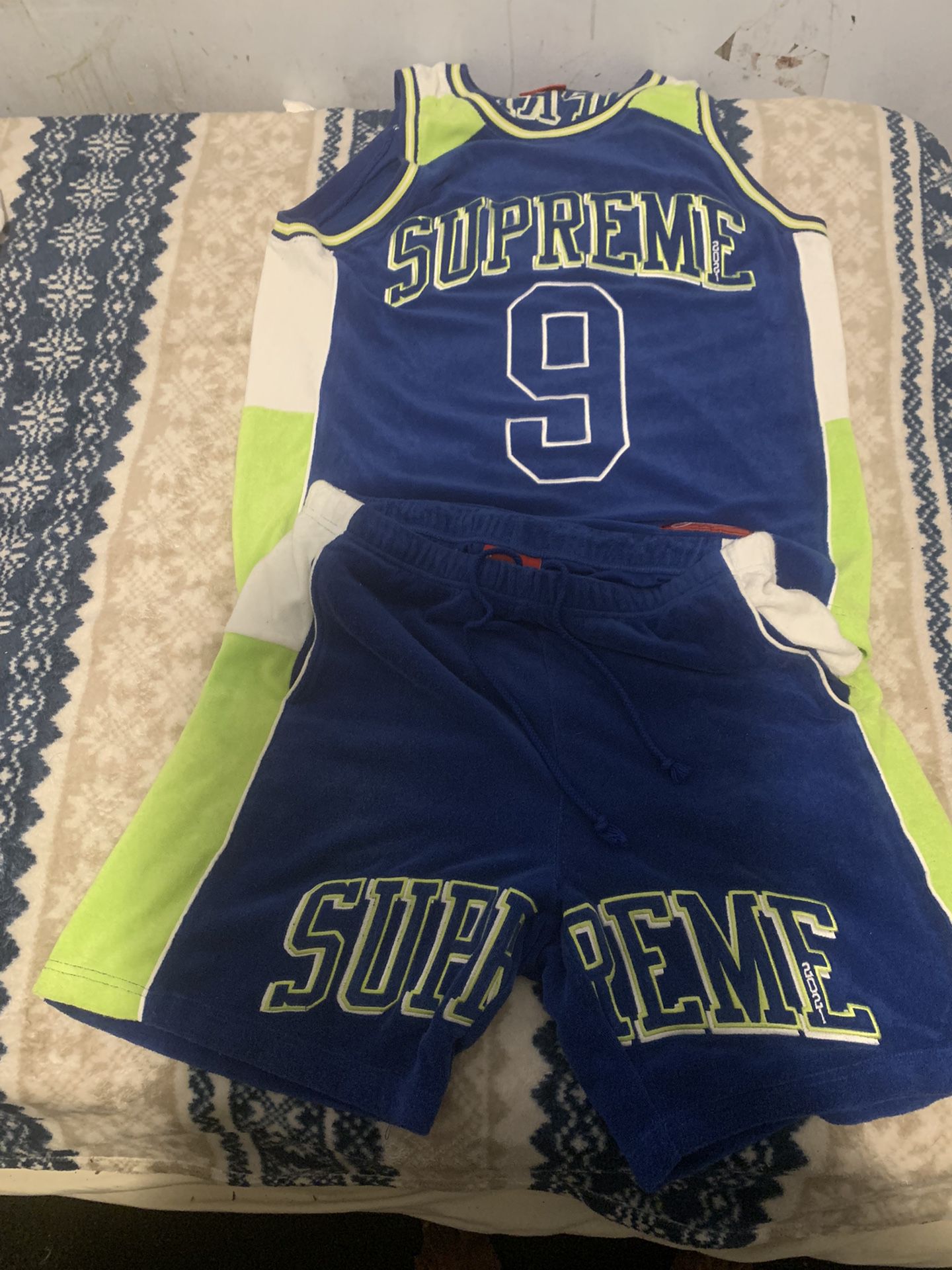 Supreme Terry Basketball Shorts Royal- SS21