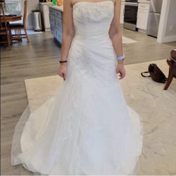 DAVID'S BRIDAL WEDDING DRESS