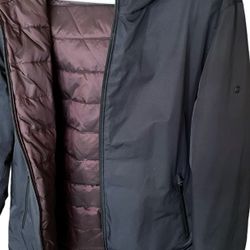 Massimo Dutti Men's Reversible Hooded Jacket - Size M 