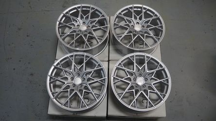 20" Romac Vortex 20x8.5 Silver Concave Rims Wheels fits Ford Mustang GT