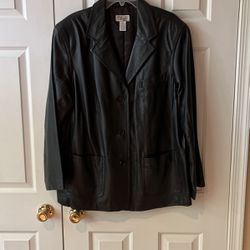 Black Leather Women’s Jacket