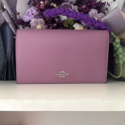 Purple Coat, Crossbody Purse