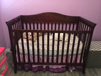 Crib and changing table