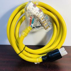 Generator Extension Cord Cable 220v  To 4 120v
