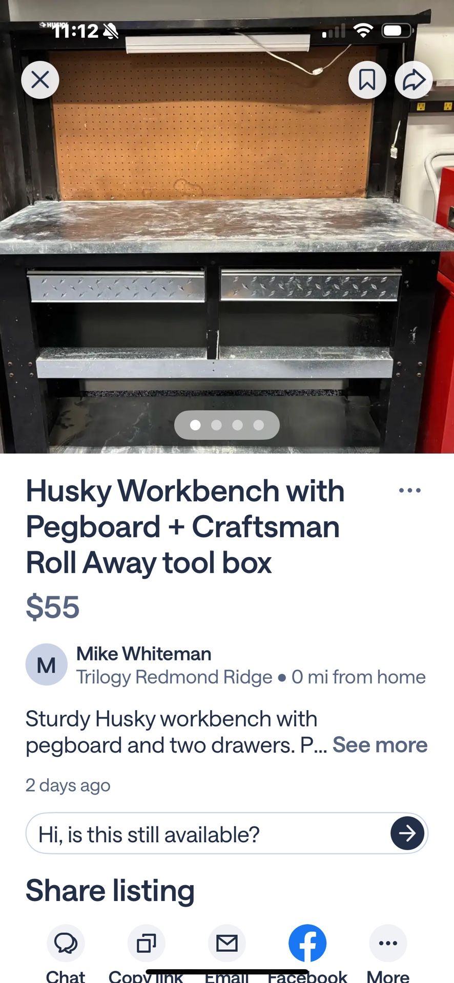 Husky Tool Bench