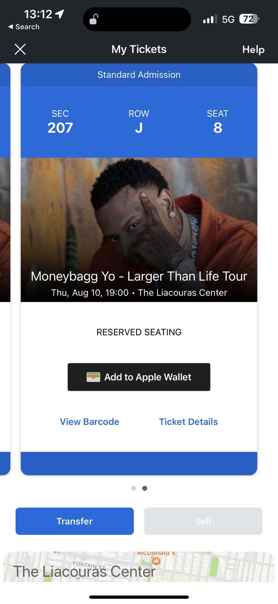 2 tickets to Moneybagg Yo