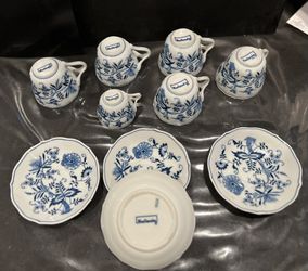 Blue Danube 10pc Set Made In Japan 