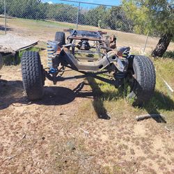 1972 f100  f250  bent beam rolling chassis.