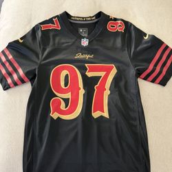 Black 49ers Nick Bosa Jersey 