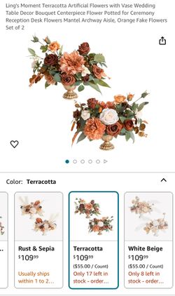 Lings moment Terracotta Flowers