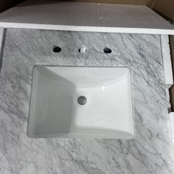 New Marble Vanity Top With Backsplash