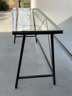 Office Desk With Glass Top