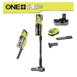 RYOBI ONE+ HP 18V Cordless Pet Stick Vacuum Cleaner Kit with 4.0 Ah HIGH PERFORMANCE Battery and Charger
