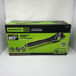 Greenworks 60V 450 CFM Cordless Leaf Blower