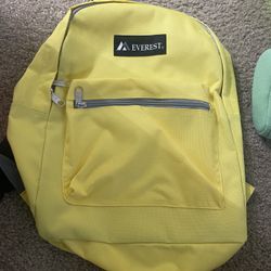Yellow Everest Backpack
