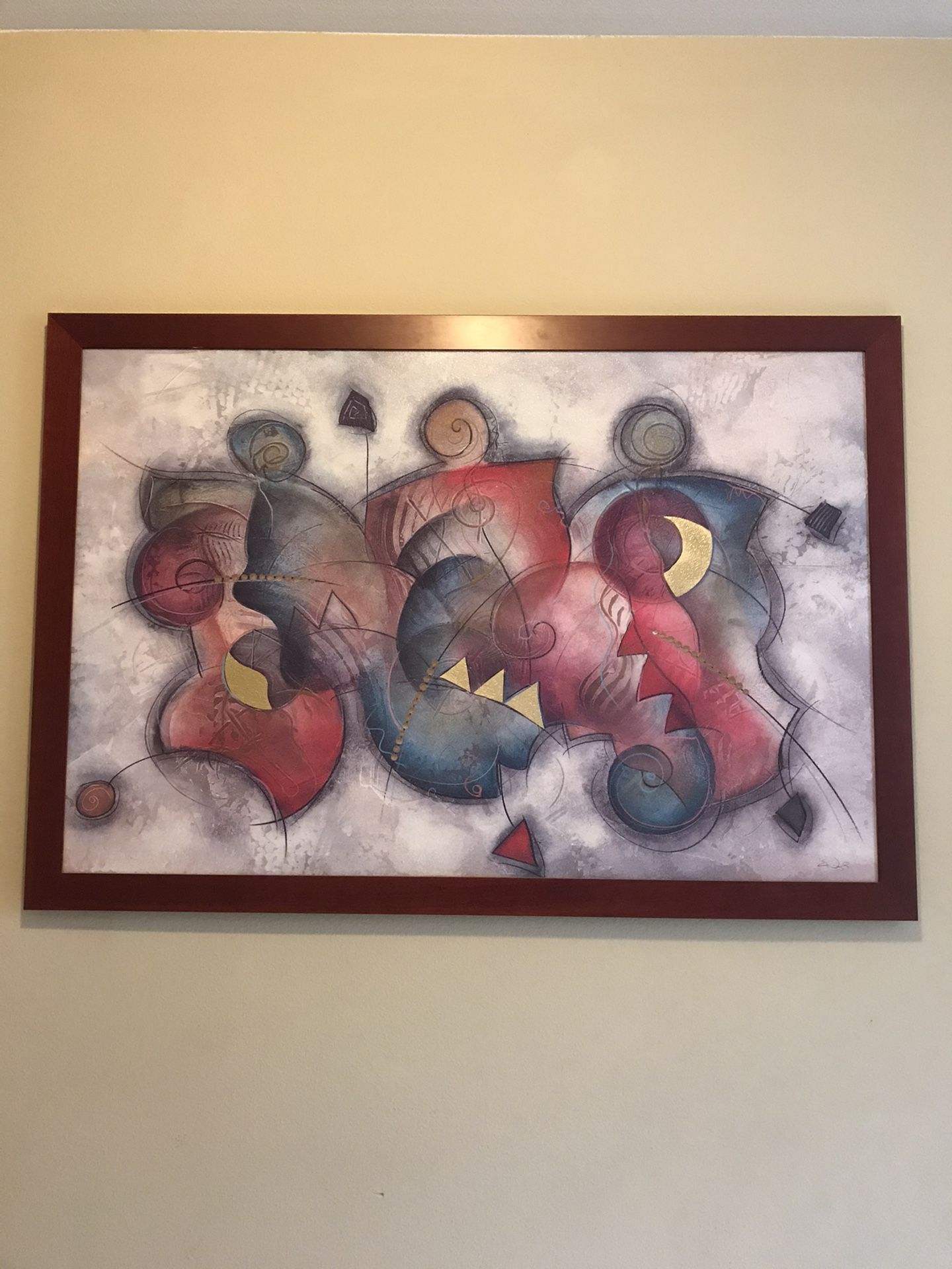 Large abstract picture