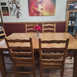 Solid Wood Kitchen Table
