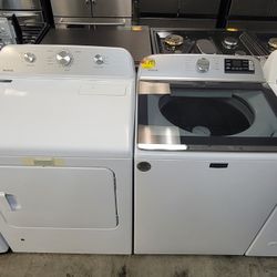 Maytag Top Load Washer With Agitator And Gas Dryer Set 