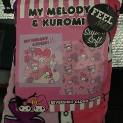 Hello Kitty Reversible Cloud Throw