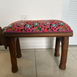 Elephant Wood Ottoman