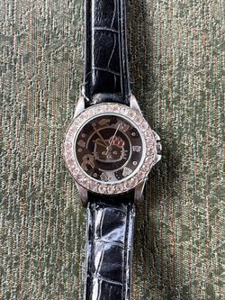 Hello Kitty Bling Watch - Big 8 Dial - Sanrio 9" Strap