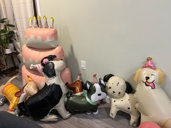 Dog Themed Balloon Birthday Decorations