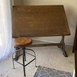 World Market Desk & Stool