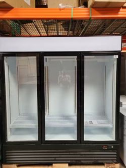 NSF 74" Commercial 3-Glass-Door Refrigerator – GDC-50