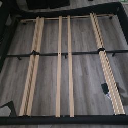 King Bed Frame In Broadway And Pantano $39