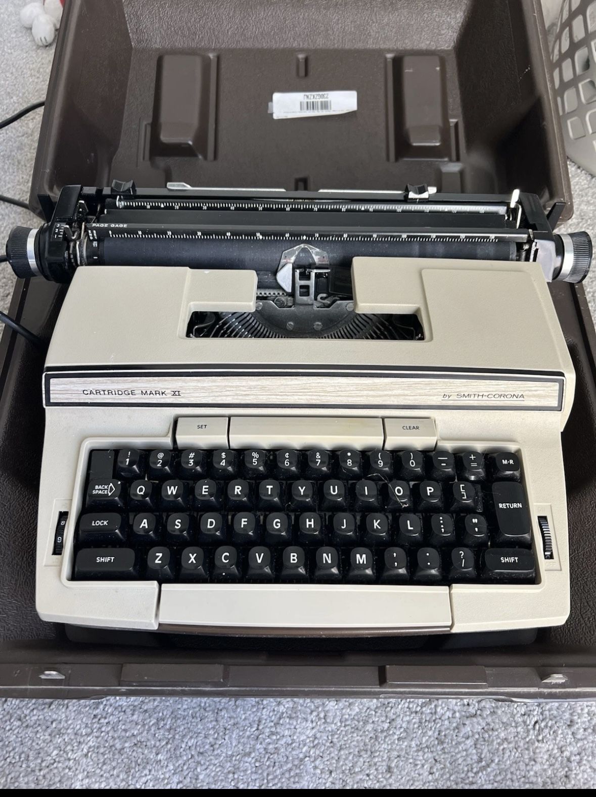 Smith Corona Montgomery Ward Cartridge Mark XI Electric Typewriter Tested