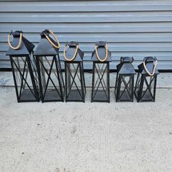 6 Candle Lanterns