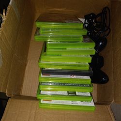 Xbox 360 With 2 Controlles And Games