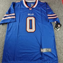 Buffalo Bills Keon Coleman Blue Stitched Jersey New