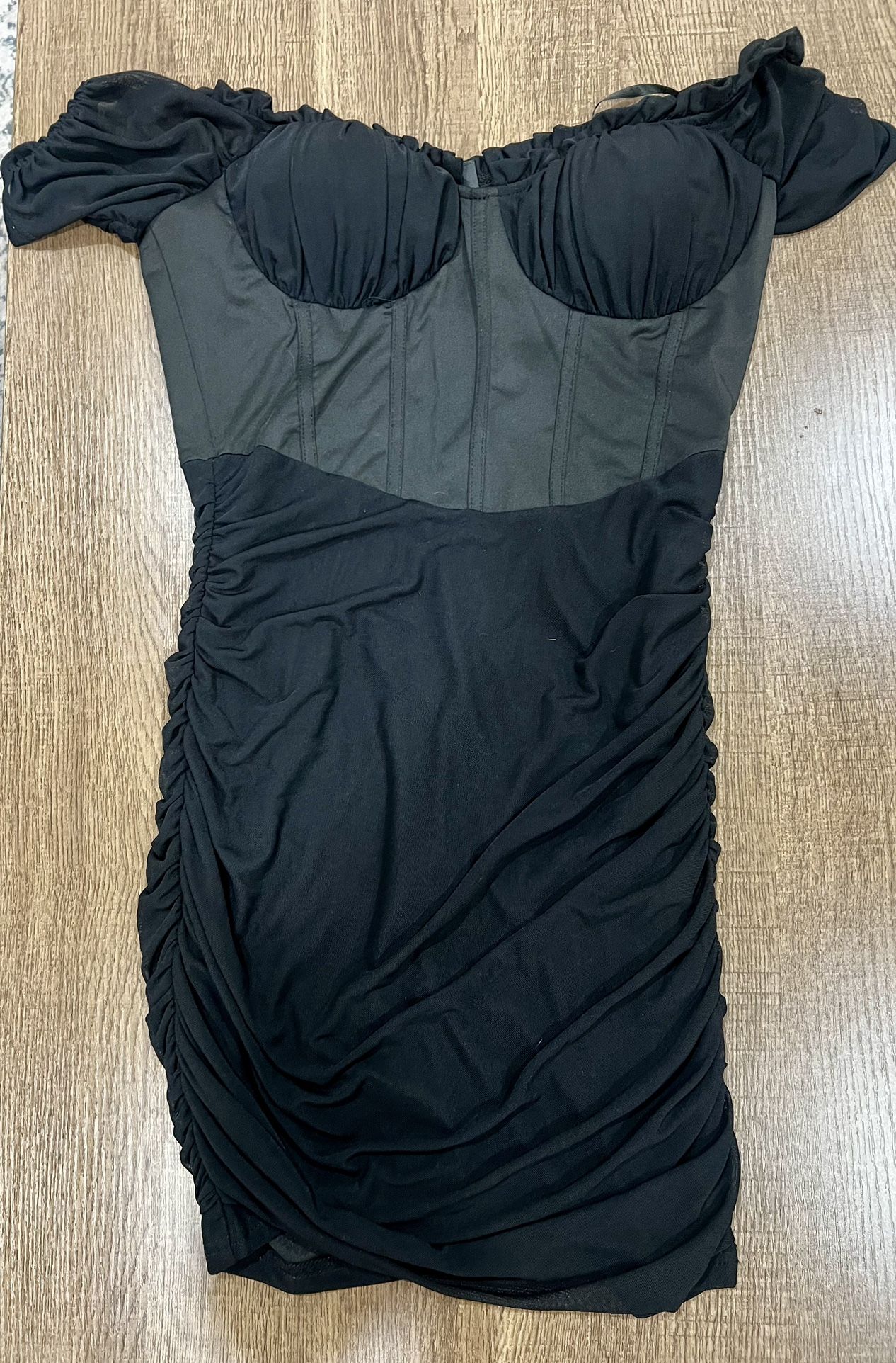 Windsor Off The Shoulder Corset Mini Cocktail Dress 