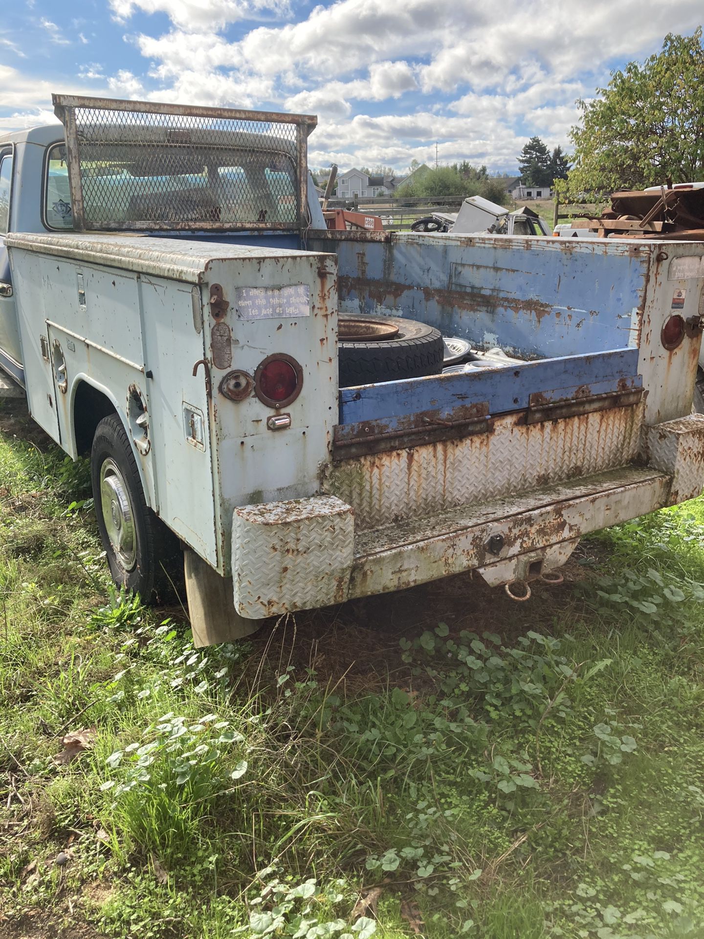 78 ford 3/4 ton. Utility box and parts
