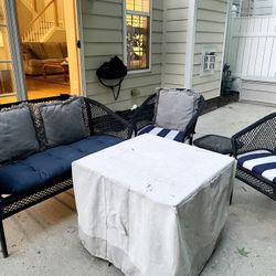 4 Piece Outdoor Patio Set 