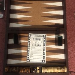 Complete Vintage Backgammon Set 