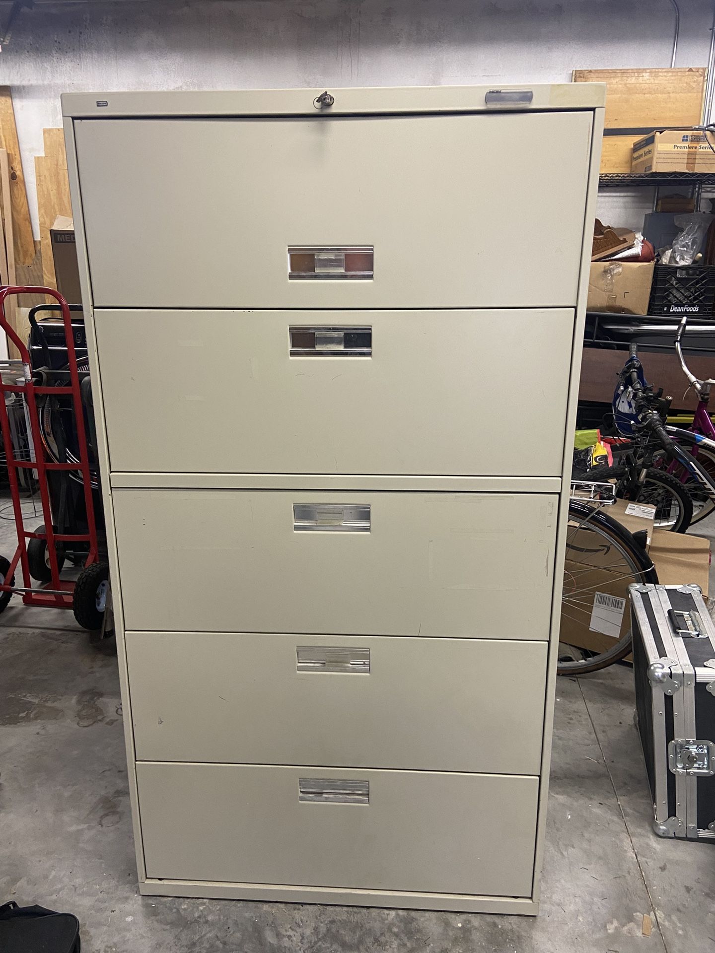 HON 5 Drawer Lateral Filing Cabinet
