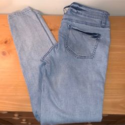 Tinseltown Washed Out Mid-Rise Skinny Jeans