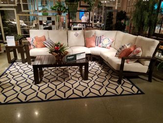 New 5pc outdoor patio furniture sectional sofa set tax included free delivery