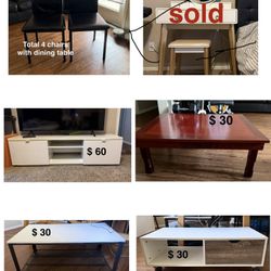  | TV stand | Korean dining table | tea table | dinning table set