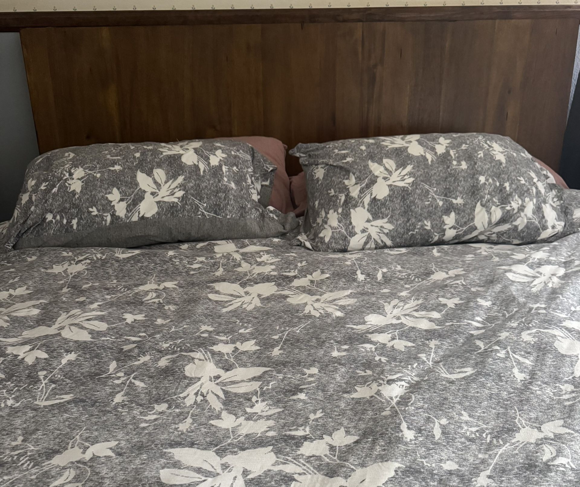 Wooden Cal King Bed frame