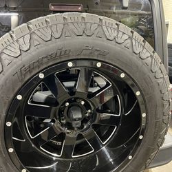 5 Rims & Tires Off Jeep Wrangler 