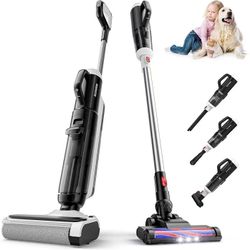 Wet Dry Vacuum Cleaner,Boost-Assisted Vacuum Mop,Equipped with Self-Cleaning System,Detachable Handheld Brush Head, Crevice Cleaning、 and Fabric Dusti