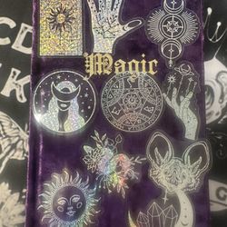 Set Of 10 Holographic Witchy Stickers 