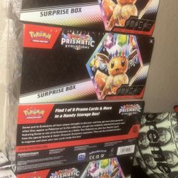 Pokémon Prismatic Evolutions Surprise Box 4 Total 