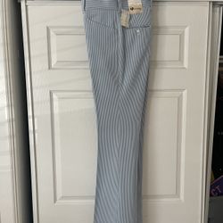 Vintage Levi Pants Pinstripe Blue Size 34 X 33