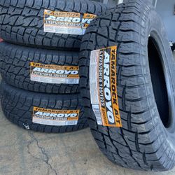 LT275/70/18 Arroyo All Terrain 10PLY Load Range E  ( 4 NEW TIRES ) INSTALLED & BALANCED. ✅