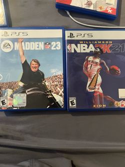 PS5 Madden NFL 23 & NBA 2K21 Bundle