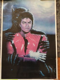 Michael jackson thriller poster reprint